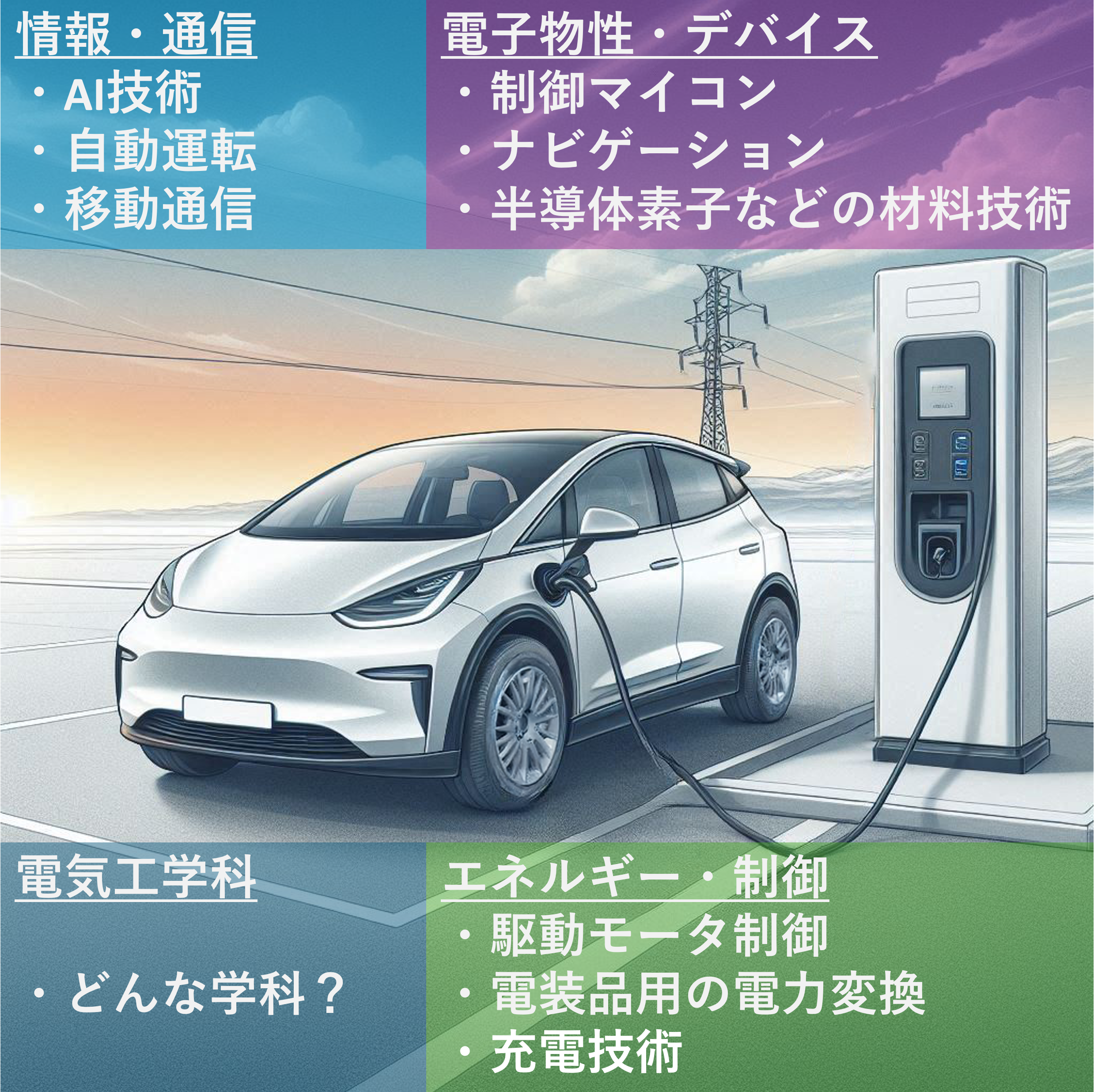 東京工業高等専門学校 電気工学科紹介イメージ